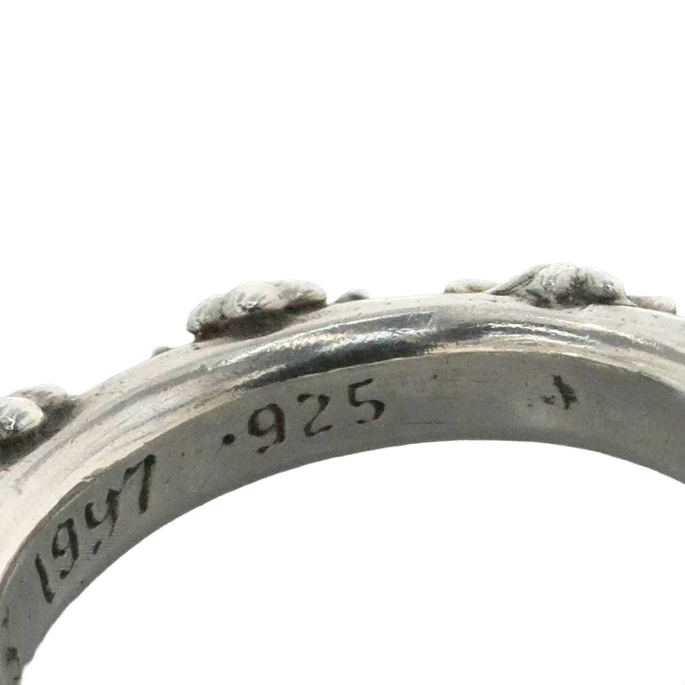 CHROME HEARTS クロムハーツ(原本無) CROSS BAND クロスバンド リング シルバー系 19号【中古】