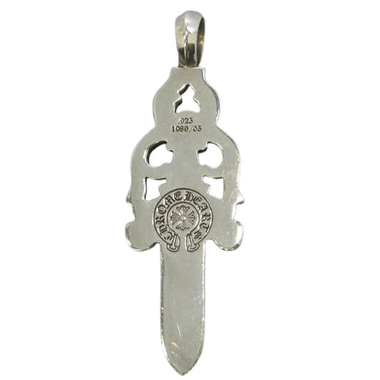 CHROME HEARTS クロムハーツ(原本無) LARGE DAGGER ラージダガー ペンダントトップ シルバー系【中古】