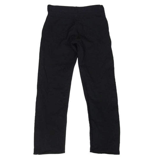 BLACK COMME des GARCONS ブラックコムデギャルソン 24SS 1M-P003 製品後加工 エステルギャバジン サイドジップ パンツ ブラック系 L【中古】