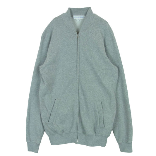 COMME des GARCONS コムデギャルソン 21aw FH-T002 SHIRT シャツ KAWS カウズ ジップアップ スウェット ジャケット グレー系 M【中古】