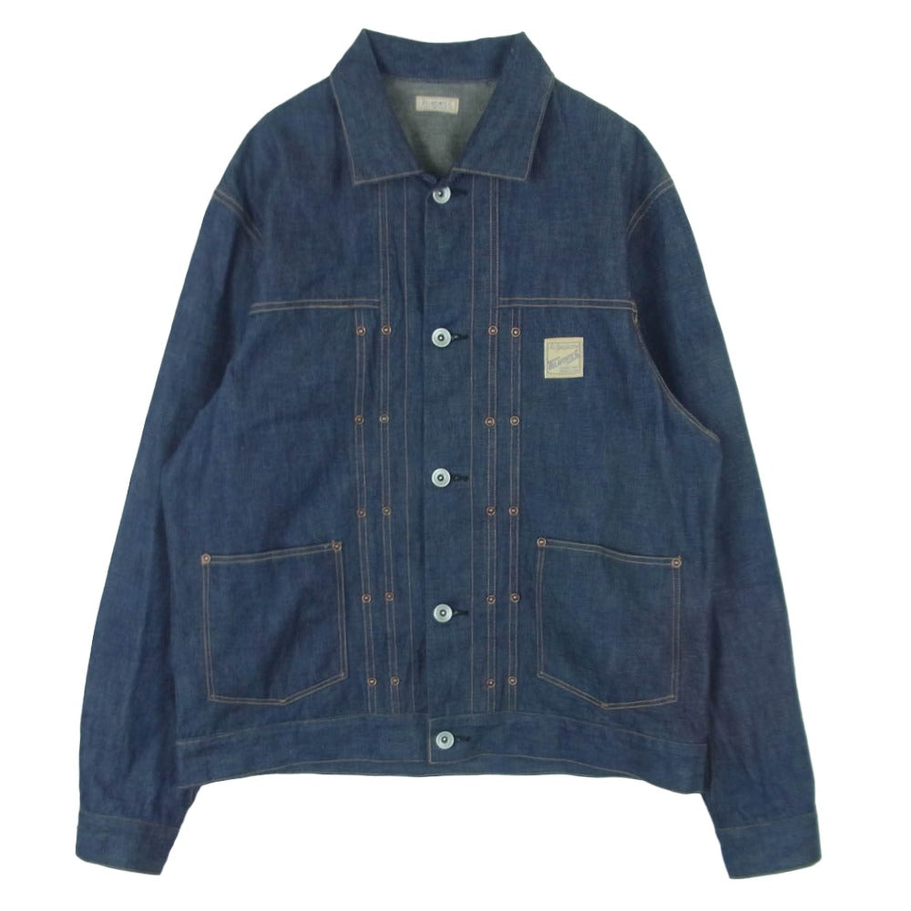 ベラフォンテ belafonte RAGTIME 13oz DENIM ONO デニム ジャケット コットン 日本製 インディゴブルー系 M【中古】 ベラフォンテ RAGTIME 13oz DENIM ONO デニム ジャケット コットン