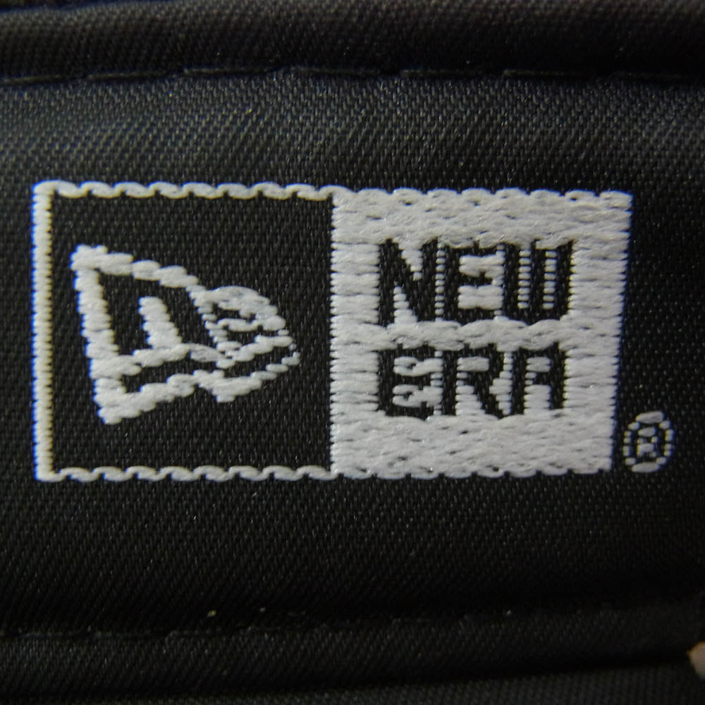 WACKO MARIA ワコマリア NEW ERA ニューエラ 25SS 25SS-WMA-CP02 × NEW ERA ニューエラ 9FORTY ロゴ刺繍 ベースボール キャップ 帽子 ブラック系【中古】
