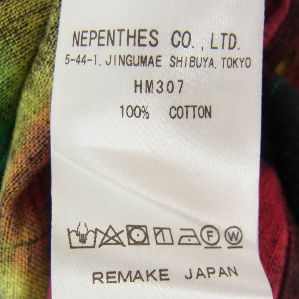 Needles ニードルス HM307 Rebuild by Needles リビルドバイニードルス 再構築 シャツ 長袖 ネルシャツ マルチカラー系 サイズ表記無【中古】