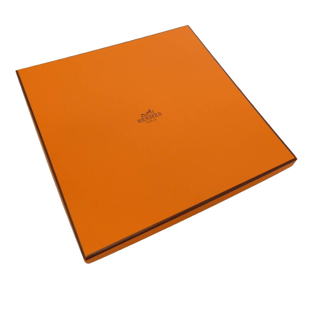 HERMES エルメス カレ90 La Cite Cavaliere シテ カヴァリエール シルク スカーフ オレンジ系【極上美品】【中古】