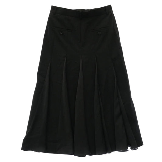 Sacai サカイ 26SS 26-08433 Women's Wool Suiting Skirt ウィメンズ ウール スーチング スカート ブラック系 2【中古】