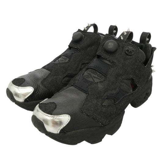 Reebok リーボック AR1716 INSTA PUMP FURY OG HW インスタポンプ フューリー スタッズ メタリック ローカット スニーカー ブラック系 29cm【中古】