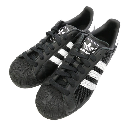 adidas アディダス JH7098 Women's Superstar Core Black ウィメンズ スーパースター コアブラック スニーカー ブラック系 27.5cm【新古品】【未使用】【中古】
