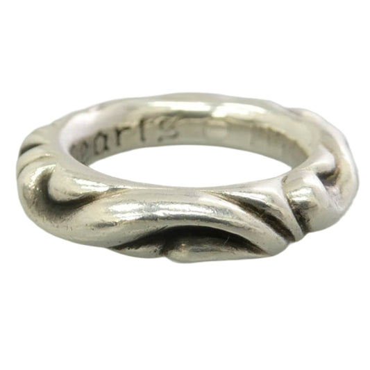 CHROME HEARTS クロムハーツ(原本無) SCRL BAND スクロールバンド リング シルバー系 約6.5号【中古】