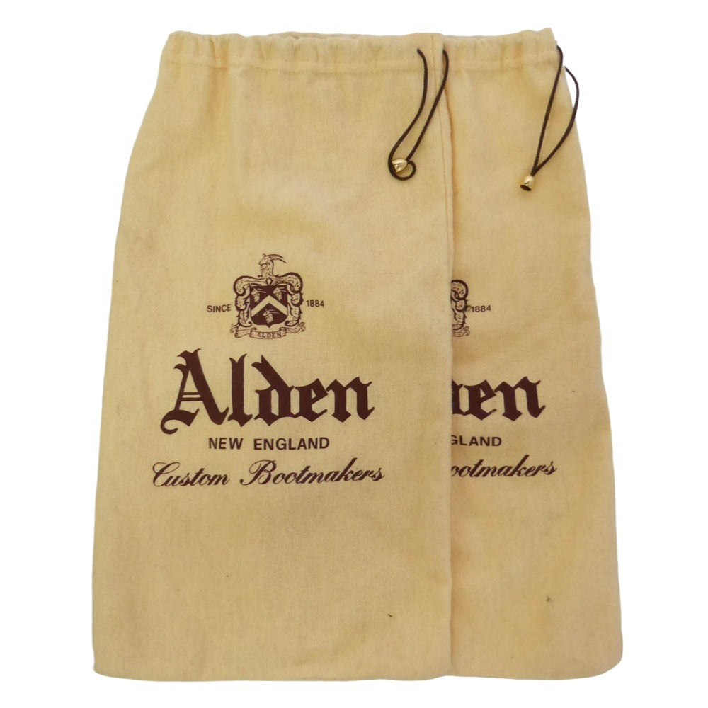 ALDEN オールデン コードバン シングルモンクストラップ レザーシューズ ブラック系 6【中古】