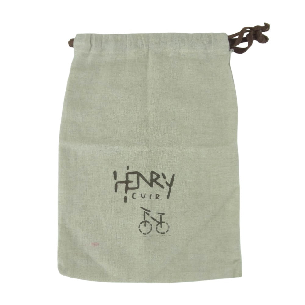 アンリークイール HOBONICHI TECHO ほぼ日手帳 レザー 手帳カバー イタリア製 ブラウン系【中古】