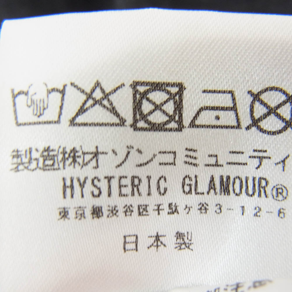 HYSTERIC GLAMOUR ヒステリックグラマー 26SS 02261CJ06 DEVIL WOMAN デビル ウーマン ジャンパー ブルゾン チャコール系 L【中古】