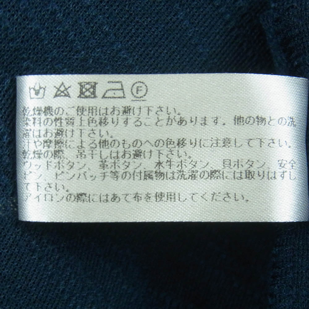 SHAREEF シャリーフ 23533004 TACK JQ SMOCK SHIRTS リボン プルオーバー スモーク シャツ ネイビー系 2【中古】