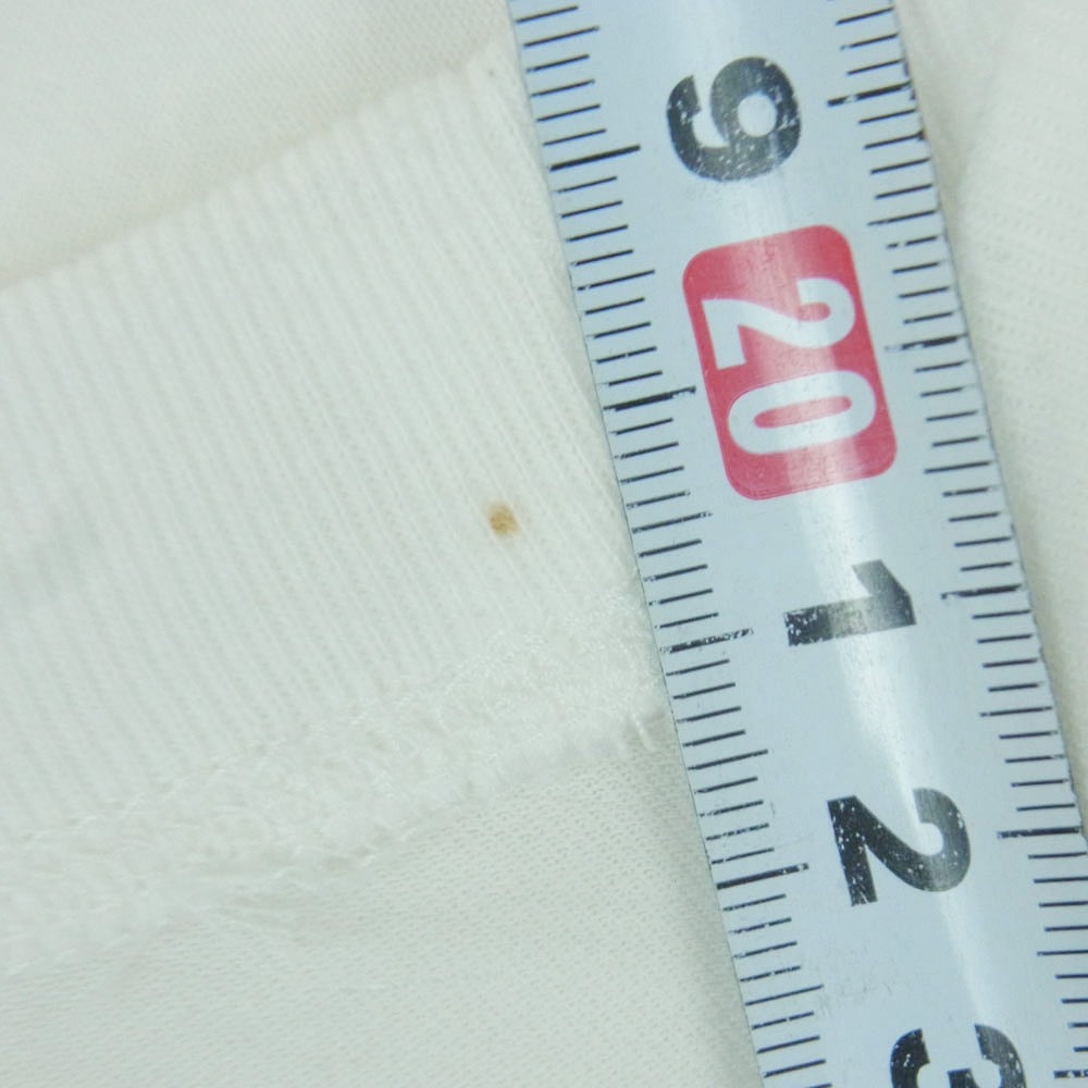 JULIUS ユリウス 19AW 677CPM17 GATAER SEAMD LONG SLEEVE SHIRT ロングスリーブ プリント 長袖 カットソー Tシャツ ホワイト系 2【中古】