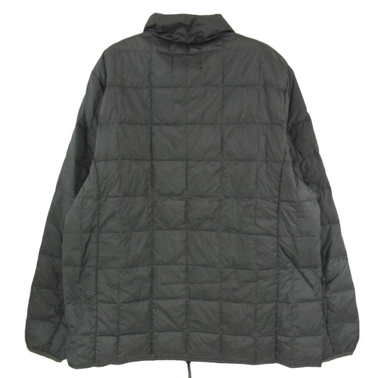 タイオン TAION-102WZ ベーシック ハイネックWジップ インナー ダウン ジャケット グレー系 3XL【美品】【中古】
