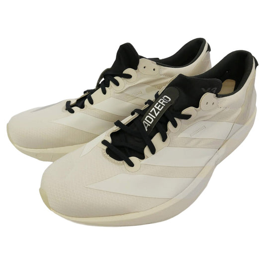 Y-3 Yohji Yamamoto ワイスリー ヨウジヤマモト 25SS JS3152 Adizero ADIOS 9 M アディゼロ アディオス ナイン ローカット スニーカー ベージュ系 27.5cm【極上美品】【中古】
