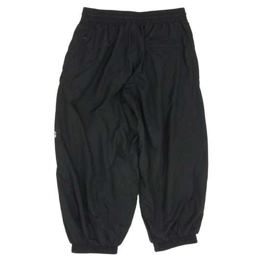Y-3 Yohji Yamamoto ワイスリー ヨウジヤマモト 26SS KE6632 RAW EDGE 3 STRIPES NYLON SHELL PANTS ロウエッジ スリーストライプス ナイロン シェル ワイドパンツ ブラック系 L【新古品】【未使用】【中古】