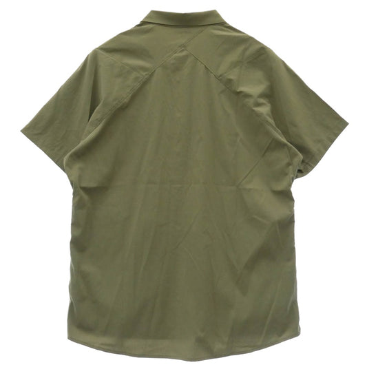 TILAK ティラック POUTNIK KNIGHT SHIRTS ポートニック ナイト 半袖シャツ モスグリーン系 XL【中古】