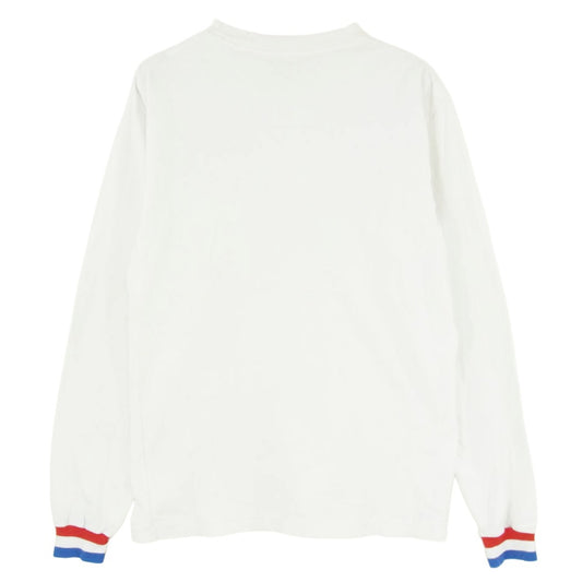モアアバウトレス トリコリブ ポケット Tシャツ 長袖 ホワイト系 M【中古】
