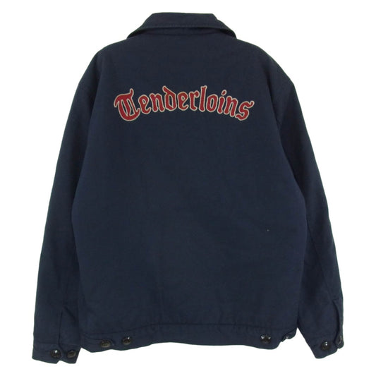 TENDERLOIN テンダーロイン T-WORK JKT 刺? ツイル ワーク ジャケット ネイビー系 S【中古】