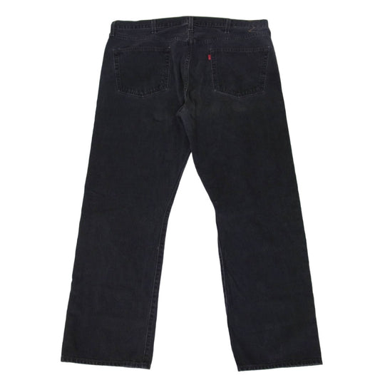 Levi's リーバイス 00s USA製 501 501-0660 サークルR ボタン裏刻印689 ボタンフライ デニム パンツ ブラック系 42【中古】
