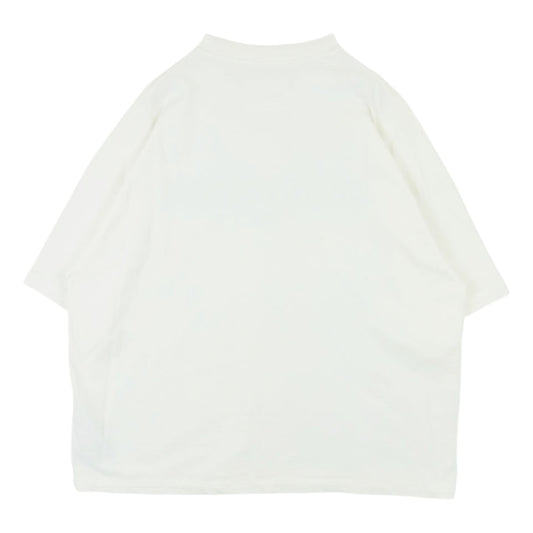 JIL SANDER ジルサンダー JSMU707045 MU248708 フロント ロゴ プリント オーバーサイズ Tシャツ 半袖 カットソー ホワイト系 アイボリー系 XL【中古】