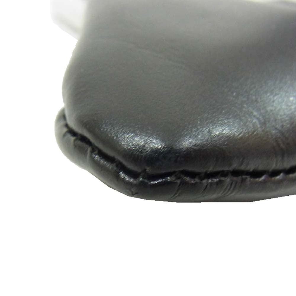 COMME des GARCONS コムデギャルソン Wallet Kiss Clasp S がま口 ウォレット 財布 ブラック系【中古】
