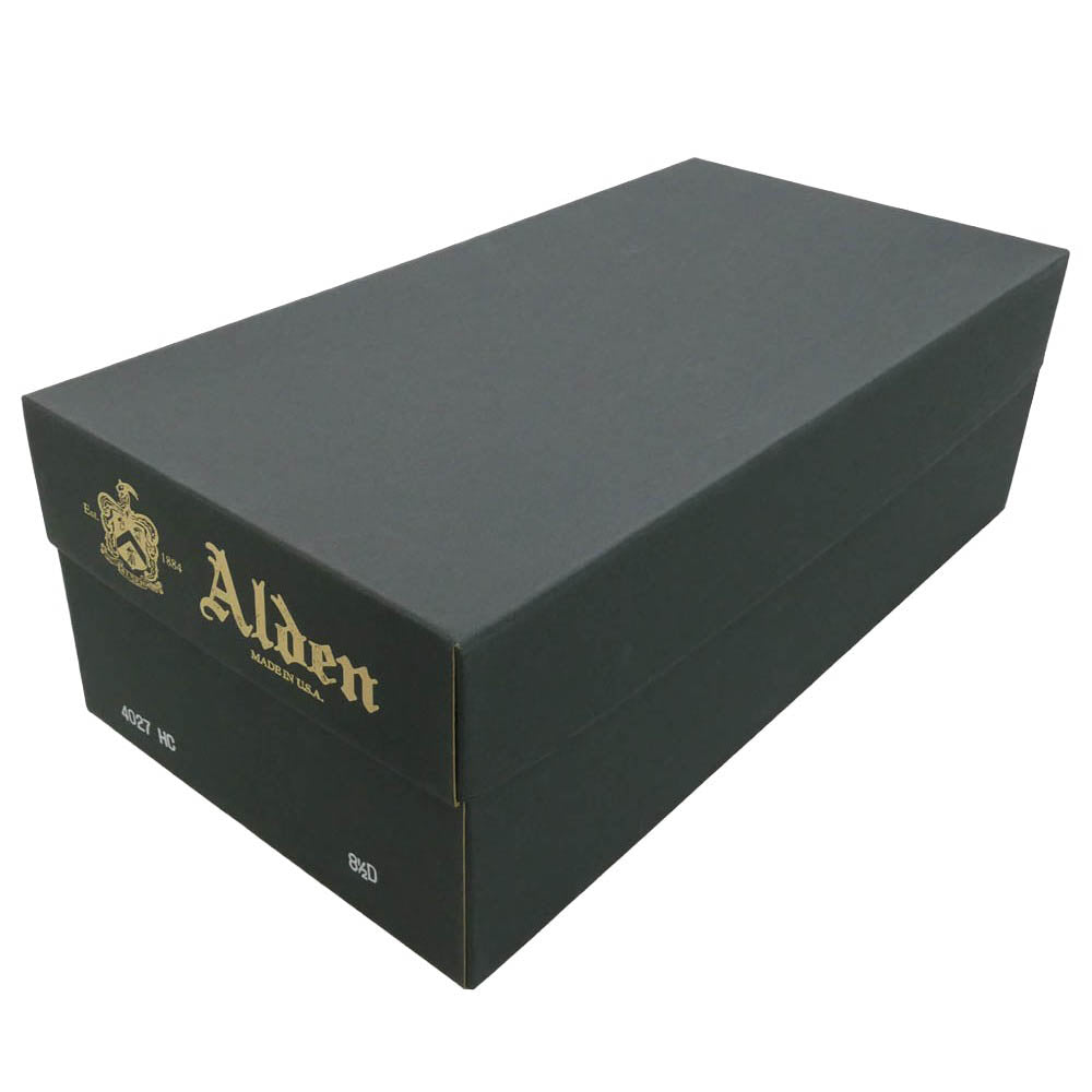 ALDEN オールデン 4027HC Leather Soul レザーソウル別注 コードバン タンカーブーツ レザーブーツ ブラック系 8.5【中古】