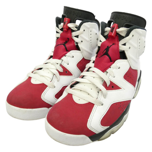 NIKE ナイキ CT8529-106 Air Jordan 6 Carmine エアジョーダン6 カーマイン ハイカットスニーカー レッド系 ホワイト系 26.5cm【中古】