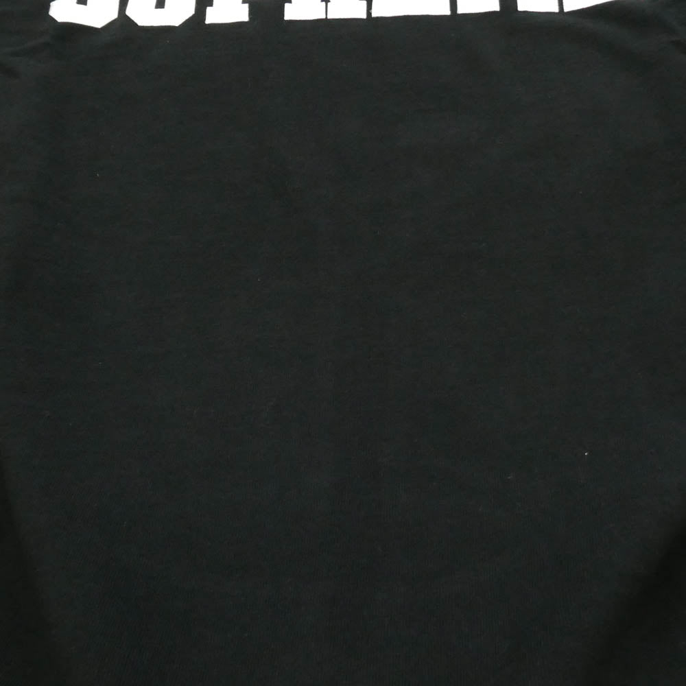 Supreme シュプリーム 25AW Collegiate Applique S/S Top カレッジ アップリケ 半袖 Tシャツ ブラック系 L【美品】【中古】