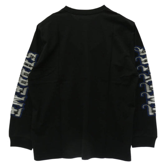 Supreme シュプリーム 25AW Intarsia Sleeve L/S Top インターシャ スリーブ 長袖 Tシャツ カットソー Lサイズ ブラック系 L【美品】【中古】