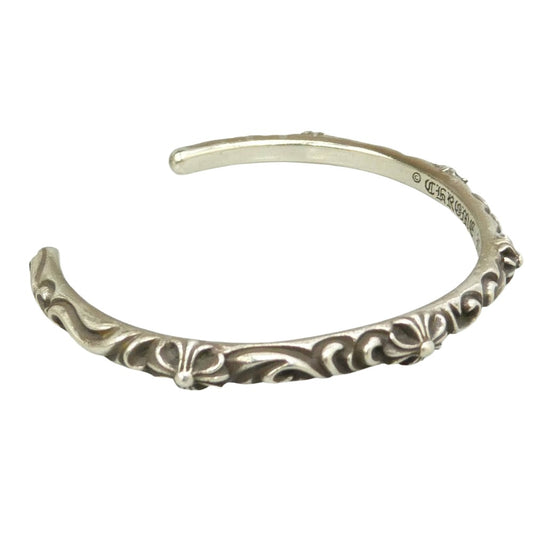 CHROME HEARTS クロムハーツ(原本無) BANGLE SBT SBTバンド バングル ブレスレット Mサイズ シルバー系【中古】
