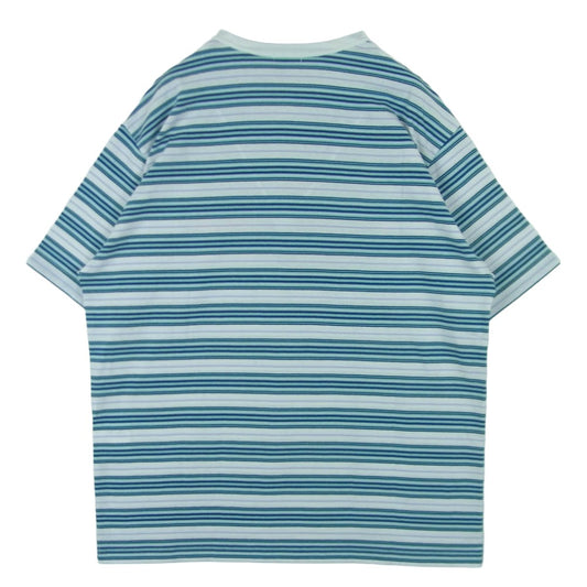 kolor カラー 25SS 25SBM-T04232 BEACON T-Shirt ボーダー プリント 半袖 Tシャツ ブルー系 ホワイト系 3【新古品】【未使用】【中古】