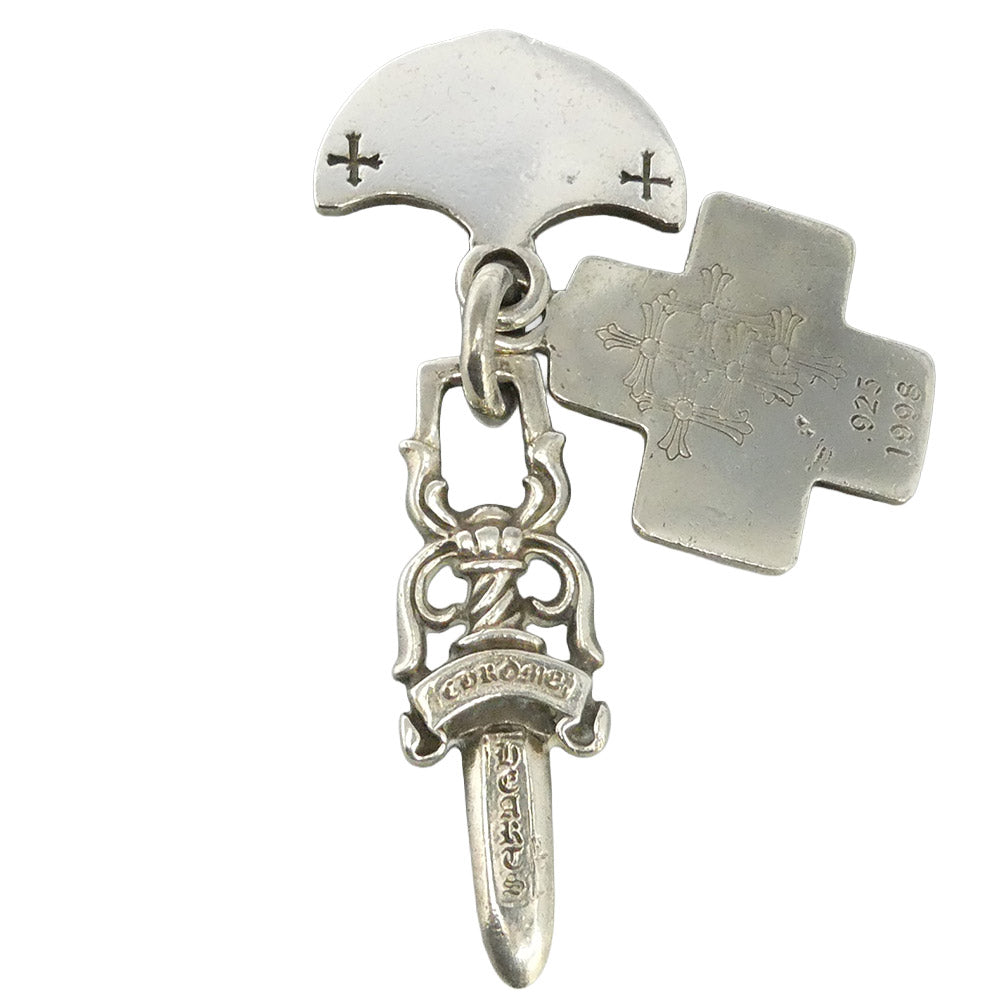 CHROME HEARTS クロムハーツ(原本無) 3TRINKETS スリートリンケッツ ペンダント トップ シルバー系【中古】
