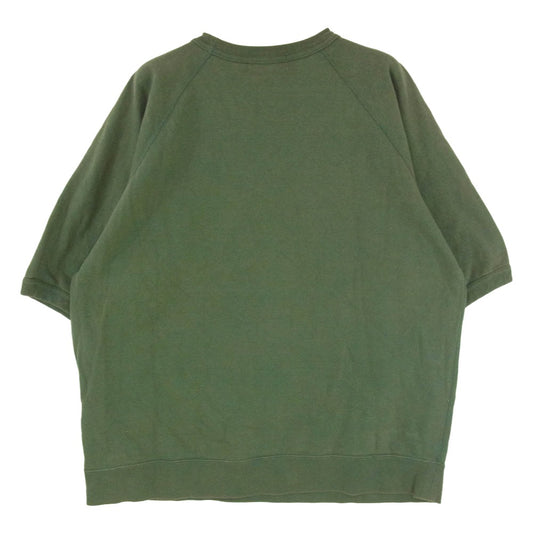 HYSTERIC GLAMOUR ヒステリックグラマー 02231CS04 SKUNK RECORDS 半袖 スウェット グリーン系 XL【中古】