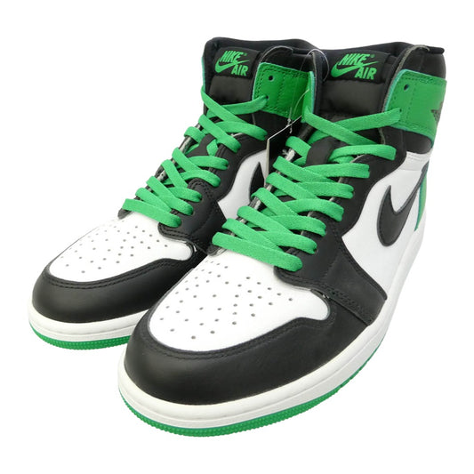 NIKE AIR JORDAN ナイキ ジョーダン DZ5485-031 Air Jordan 1 Retro High OG Celtics Black and Lucky Green エアジョーダン1 レトロ ハイ OG セルティックス ブラック アンド ラッキーグリーン ハイカット スニーカー マルチカラー系 27.5cm【美品】【中古】
