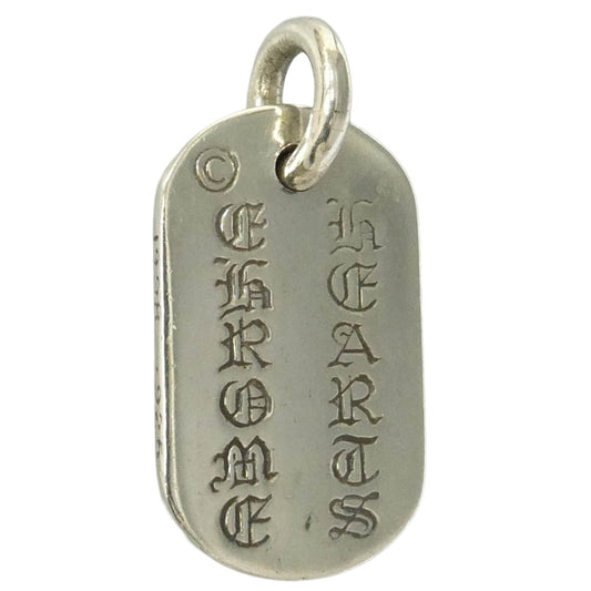 CHROME HEARTS クロムハーツ(原本無) NYC RAISED CEM CRS DOG TAG NYC限定 レイズド セメタリークロス ドッグタグ ペンダント トップ シルバー系【中古】
