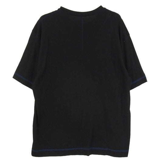 カル C231U02B01 Washable Wool 天竺 Crew Neck T-Shirt ウールTシャツ 半袖 カットソー ブラック系 4【中古】