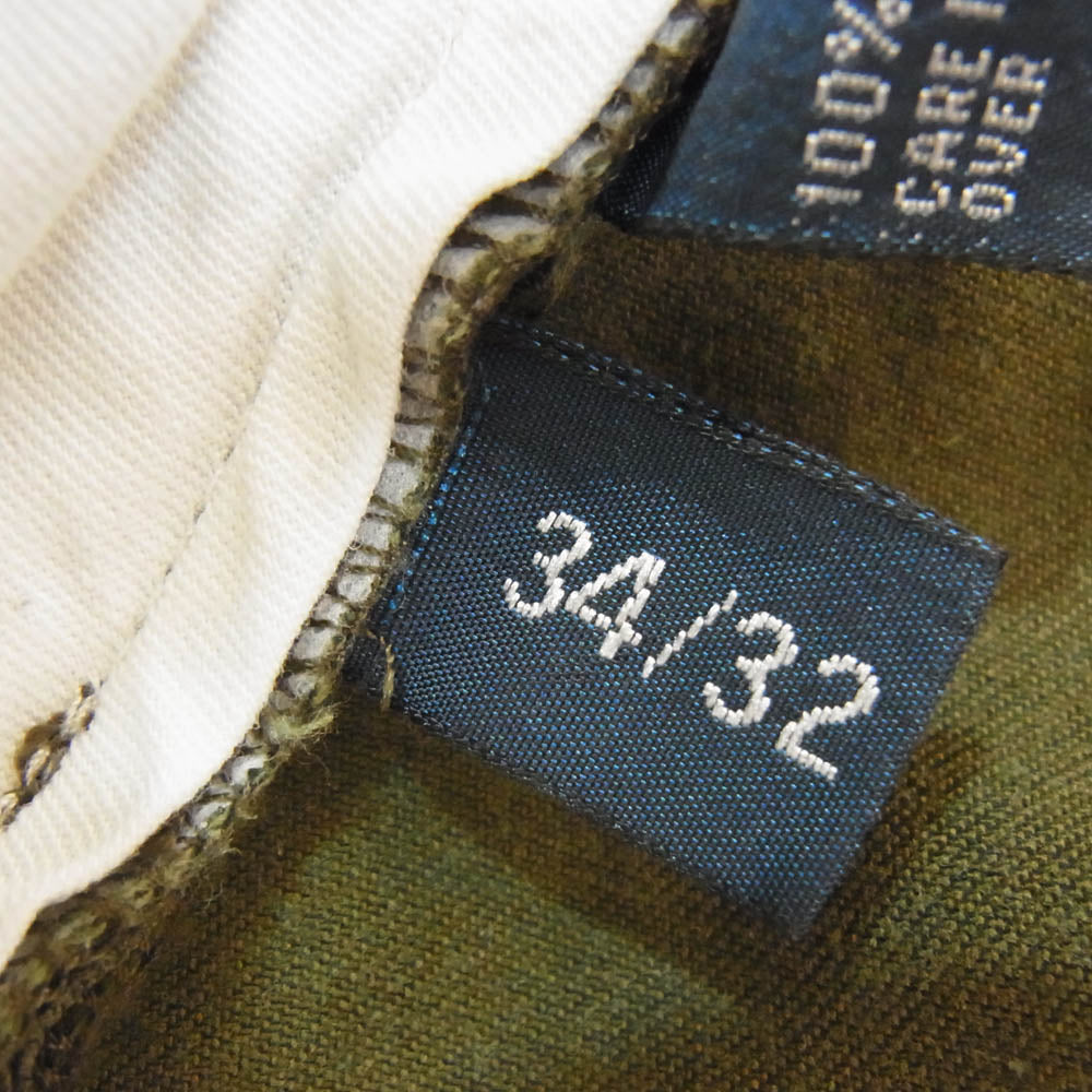 POLO RALPH LAUREN ポロ・ラルフローレン ANDREW PANT ツータック チノ パンツ カーキ系 34【中古】