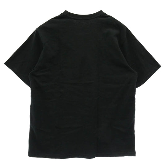 Supreme シュプリーム 23SS Collegiate S/S Top カレッジエイト エスエス トップ クルーネック 半袖 Tシャツ ブラック系 L【中古】
