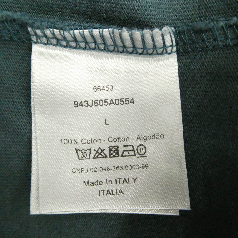 Dior ディオール CD Icon 半袖 Tシャツ カットソー グリーン系 ブルー系 L【中古】