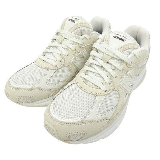 COMME des GARCONS HOMME コムデギャルソンオム NEW BALANCE ニューバランス HQ-K102-001-1-3 x New Balance ニューバランス ABZORB アブゾーブ 2010V スニーカー オフホワイト系 27cm【極上美品】【中古】