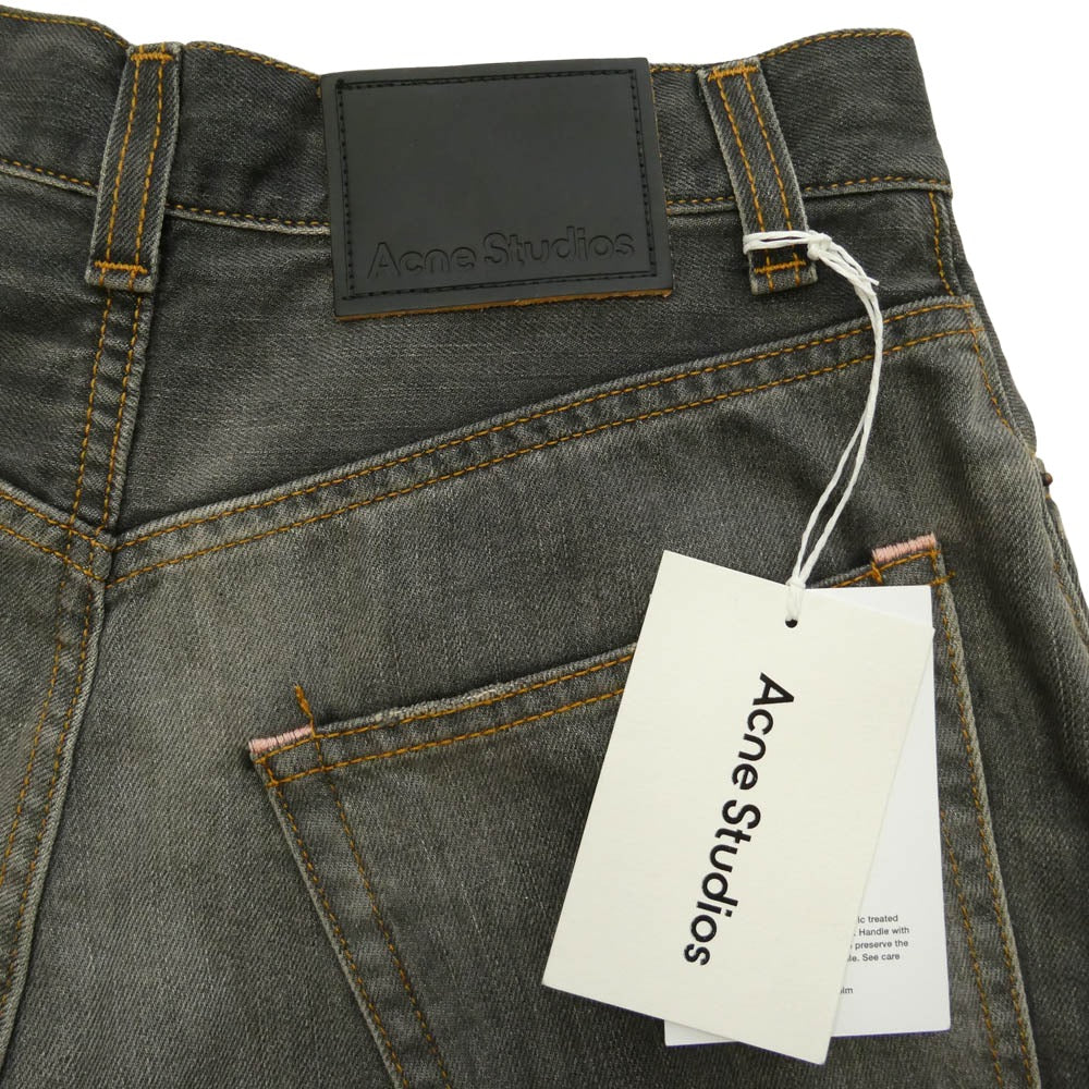 ACNE STUDIOS アクネストゥディオズ 2023M FN Black Trafalgar SUPER BAGGY FIT JEANS スーパーバギーフィットジーンズ トラファルガー バギー ジーンズ デニムパンツ ブラック系 46【極上美品】【中古】