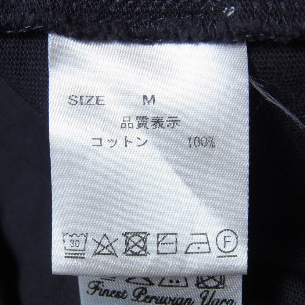 ウィリーチャバリア BUFFALOTEE ワイド Tシャツ 半袖 カットソー チャコール系 M【中古】