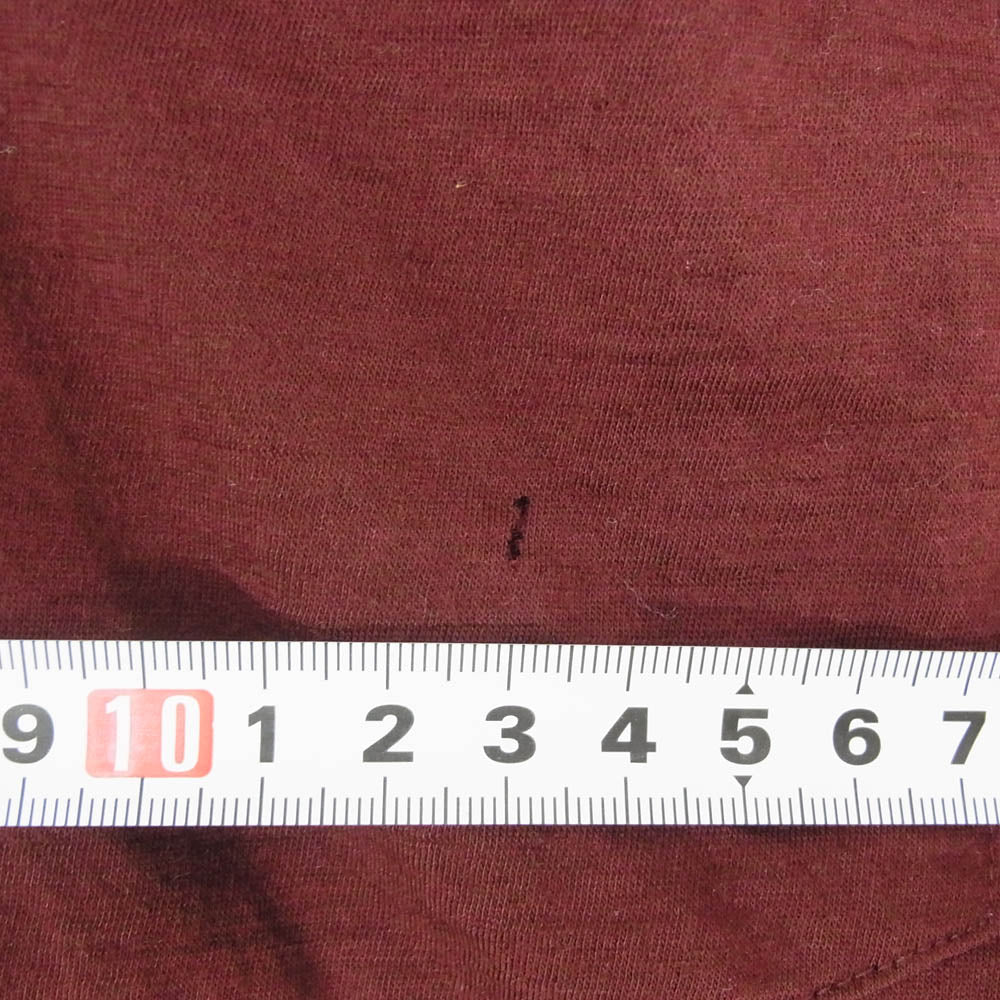 軽 2-tacs MLG6-KN002AW Moonlightgear ムーンライトギア ウール ナイロン 長袖 カットソー Tシャツ エンジ系 XL【中古】