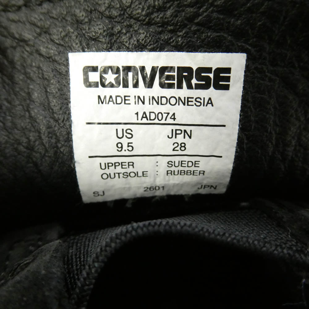 CONVERSE コンバース 24AW 1AD074 35200780 Addict One Star Loafer アディクト ワンスター ローファー スニーカー ブラック系 28cm【極上美品】【中古】