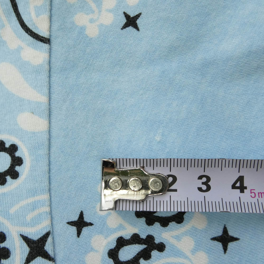Supreme シュプリーム 21SS Bandana Small Box Tee バンダナ スモール ボックス ロゴ Tシャツ 半袖カットソー ライトブルー系 L【中古】