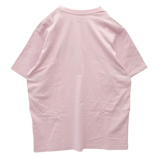 Supreme シュプリーム 22SS Beaded Logo S/S Top ビーデッド ロゴ ショートスリーブ Tシャツ 半袖カットソー Tee ピンク系 L【中古】