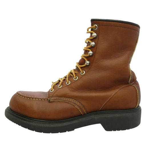 RED WING レッドウィング 4440 PT91 刺繍羽 モックトゥ ブーツ スチールトゥ ブラウン系 US8D【中古】