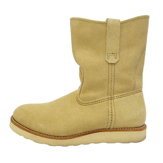 RED WING レッドウィング 8168 9 inch Pecos 9インチ ペコス ブーツ ベージュ系 US8E【美品】【中古】