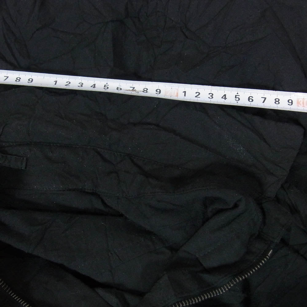 KAZUYUKI KUMAGAI ATTACHMENT カズユキクマガイアタッチメント KB51-057 Pe/Co/Li ブロード ZIP UP シワ加工 ジップアップ ブルゾン ブラック系 1【中古】